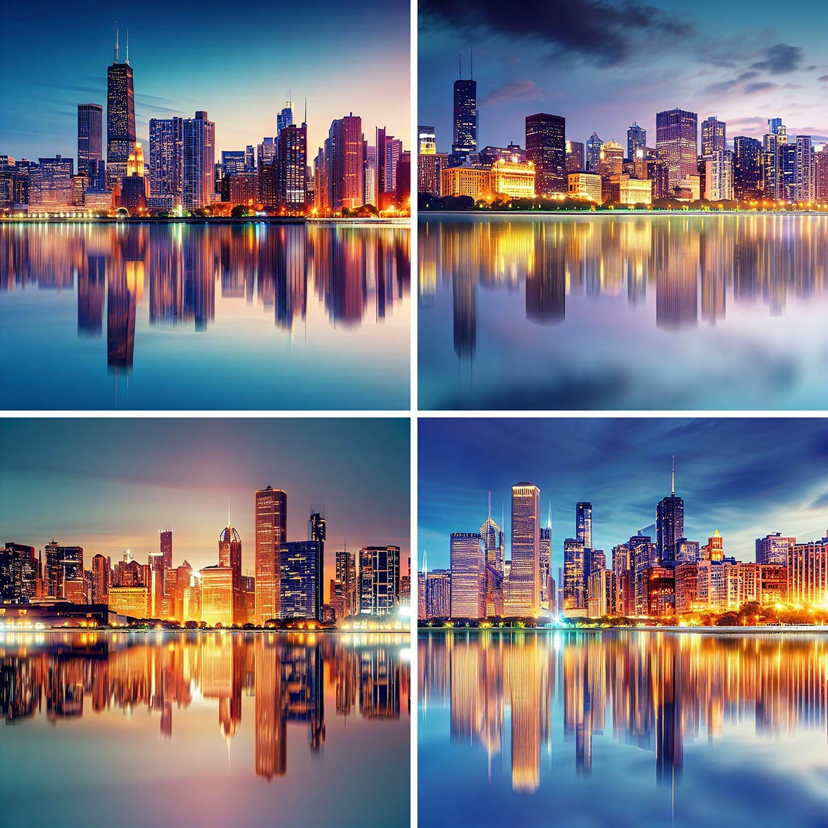 AI Chicago City Scenic