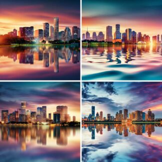 AI Houston Cityscape Scene