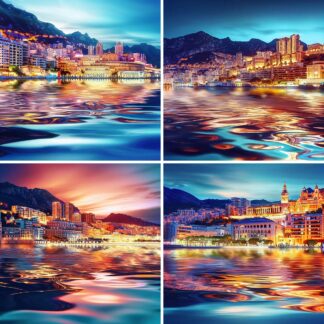 AI Monaco Cityscape Scene