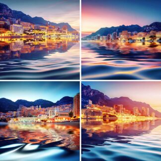 AI Monaco Cityscape Scenic