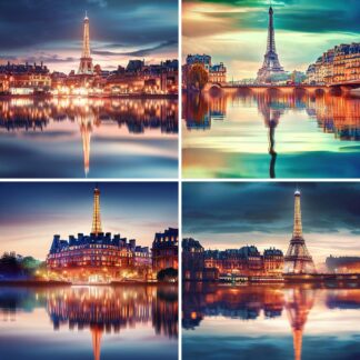 AI Paris City Scene