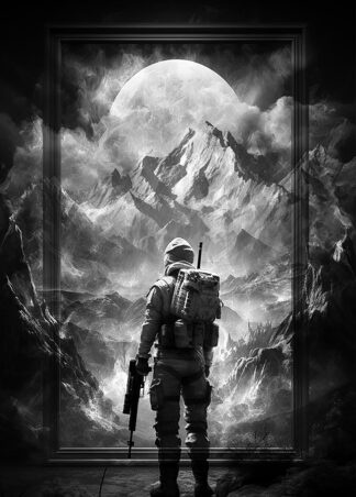 Astronaut on a Mysterious Planet Artwork