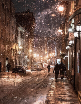 Bad Winter Weather in City Street - stock photos and royalty-free images