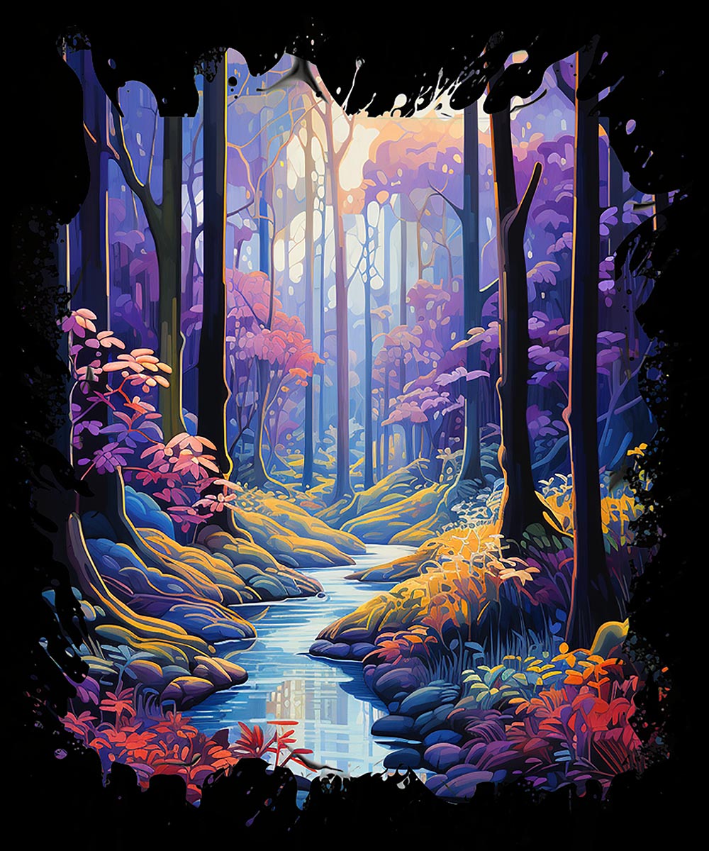Colorful Autumn Scene Fine Art