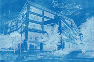 Corporate Building Construction Blueprint Design