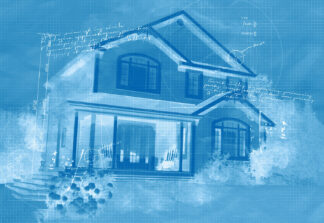 Cozy Home Construction Blueprint Design