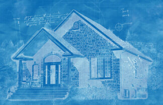 Cozy House Construction Blueprint Design