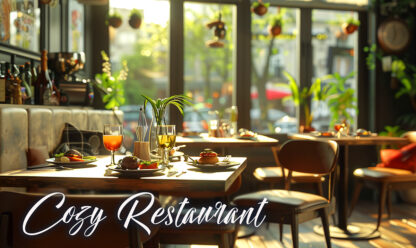 Cozy Restaurant - Food Business Photo