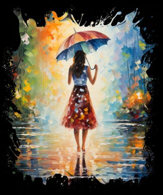 Creative Umbrella Woman Fine Art
