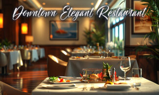 Downtown Elegant Restaurant - Food Business Photo