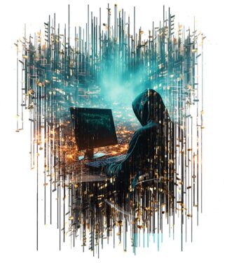 Elusive Anonymous Hacker Artwork