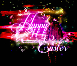 Fancy Happy Easter Bunny