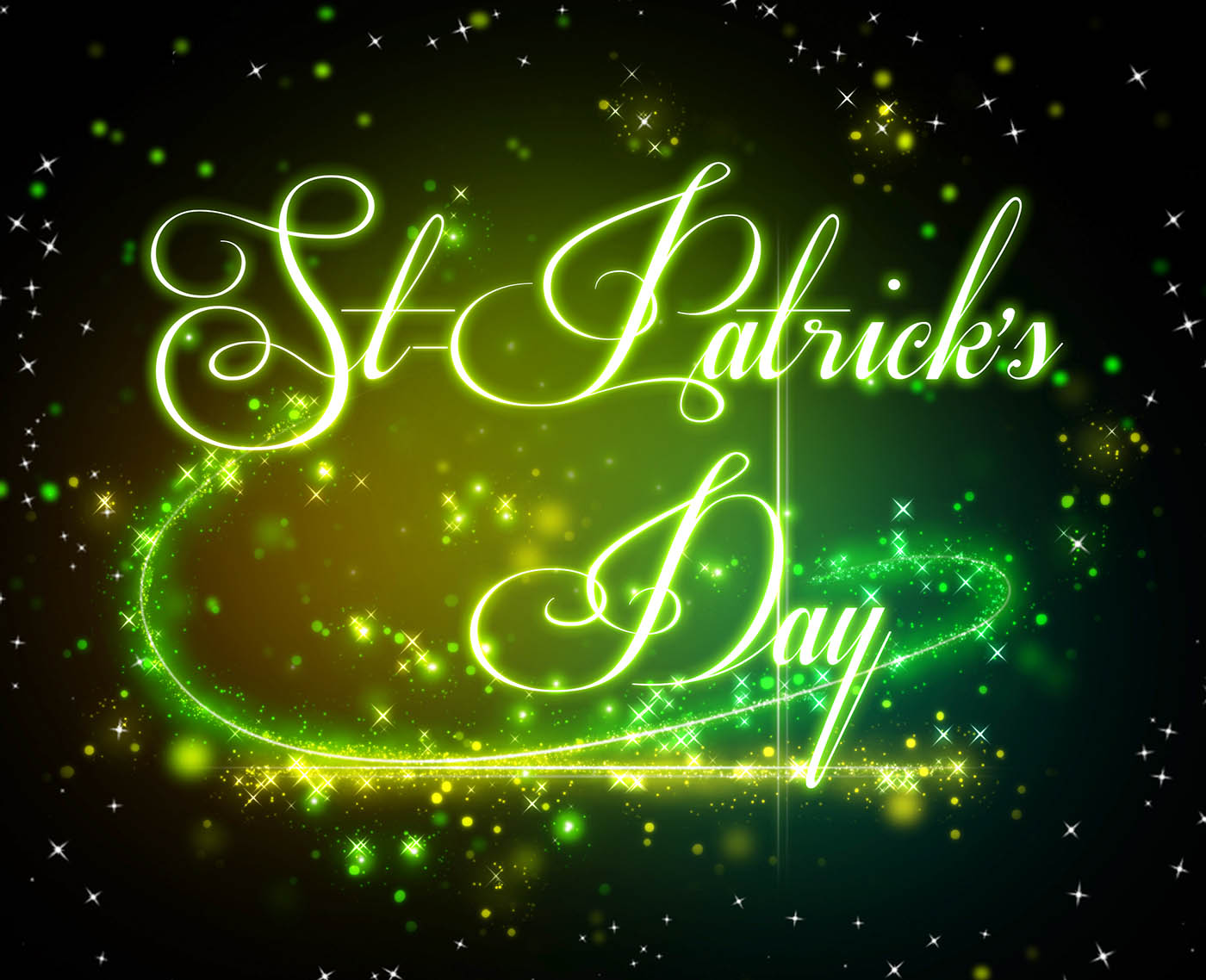 Fancy St-Patrick's Day in Green
