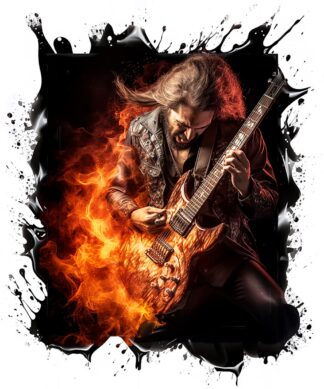 Guitar Player Badass Solo