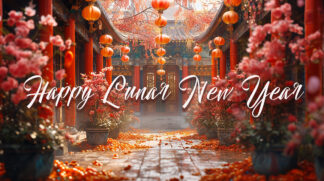 Happy Lunar New Year - Chinese Temple