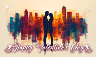 Happy Valentine's Day - Urban Couple Art