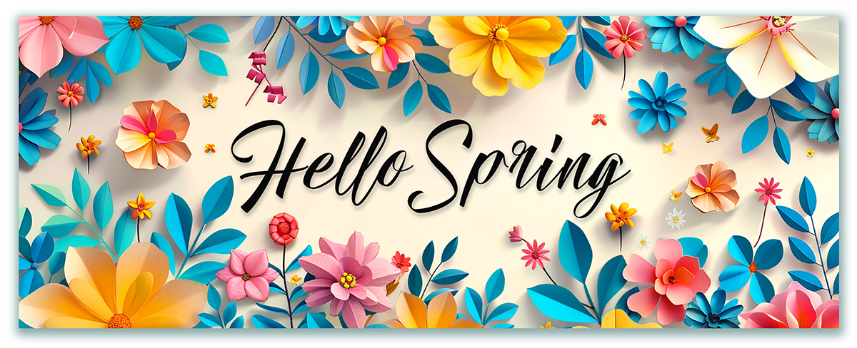 Hello Spring - The Blooming Flowers Season