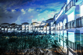Hotel Resort Photo Montage 03 - stock photos and royalty-free images