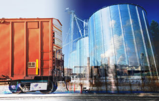 Industry Transport Conceptual Photo Montage