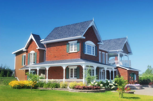 Large Rustic Style Brick House