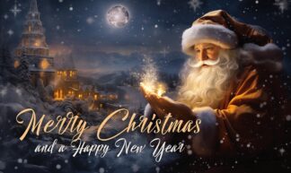 Merry Christmas Night and a Happy New Year Day