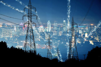 Metropolitan Electrification in Blue - stock photos and royalty-free images