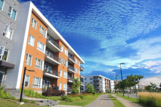 Modern Apartment Building Community