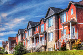 Modern Brick Row Houses
