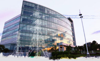Modern Business Electrification on White - stock photos and royalty-free images