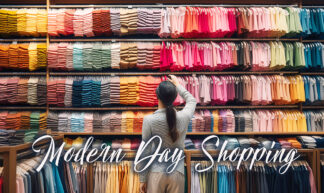Modern Day Shopping Photo