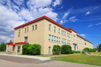 Modern Generic High School Facade