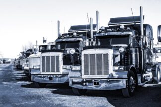 Modern Truck Fleet B&W
