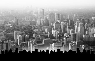 Modern Urban Landscape in BW