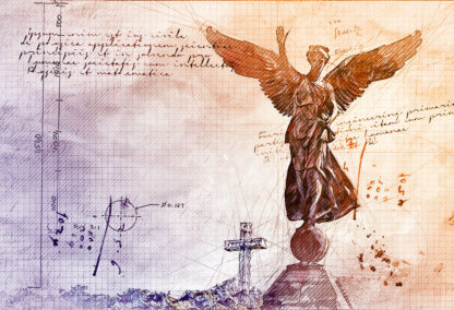 Montreal City Angel Statue