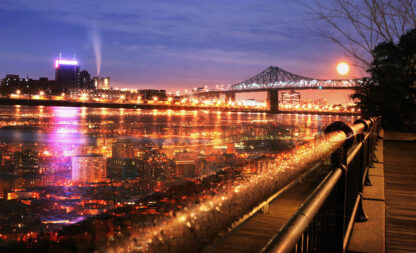 Montreal Jacques Cartier Bridge and River - stock photos and royalty-free images