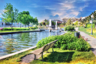 Montreal Old Port Park Area
