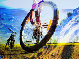 Mountain Bikes Riding Nature Tourism