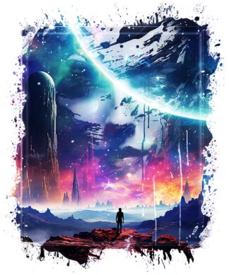 Mysterious Planet Landscape Artwork