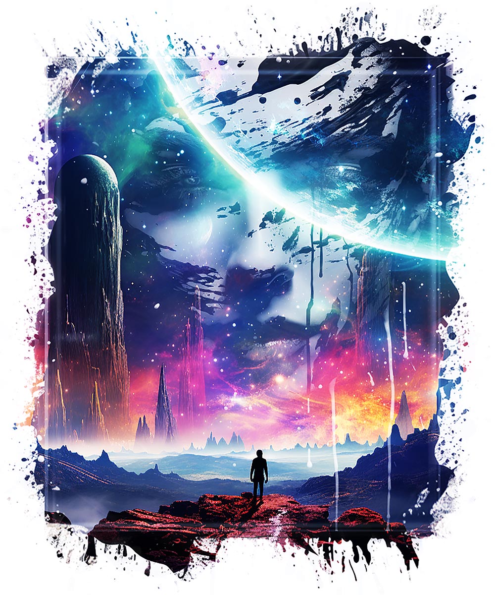 Mysterious Planet Landscape Artwork