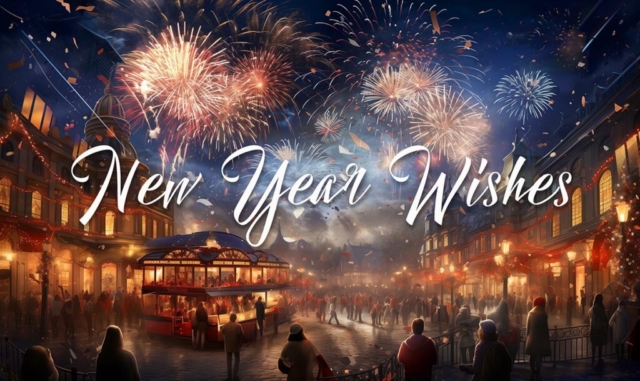 New Year Wishes Urban Style