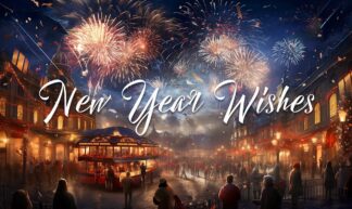 New Year Wishes Urban Style