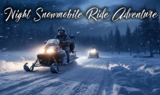 Night Snowmobile Ride Adventure