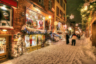 Old Quebec City District Alley - stock photos and royalty-free images