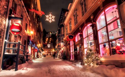 Old Quebec Shopping Alley