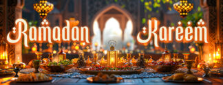 Ramadan Kareem Banner - Large Community Feast