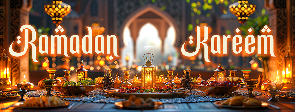 Ramadan Kareem Banner - Large Community Feast