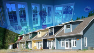 Resort Condos Photo Montage - stock photos and royalty-free images