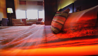 Sunset Bed Cover 1 - stock photos and royalty-free images