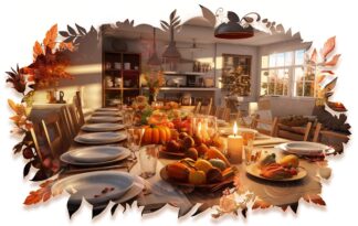 Thanksgiving Traditional Culture Dinner Table