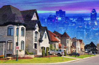 Urban Sprawl Photo Montage - stock photos and royalty-free images